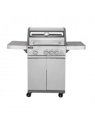 BBQ ΥΓΡΑΕΡΙΟΥ GS GRILL VIEW 3+1 ΙΝΟΧ - 11,5kW