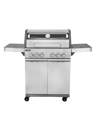 BBQ ΥΓΡΑΕΡΙΟΥ GS GRILL VIEW 4+1+1 ΙΝΟΧ - 18kW